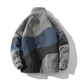 Striped Polar Fleece Jacket
